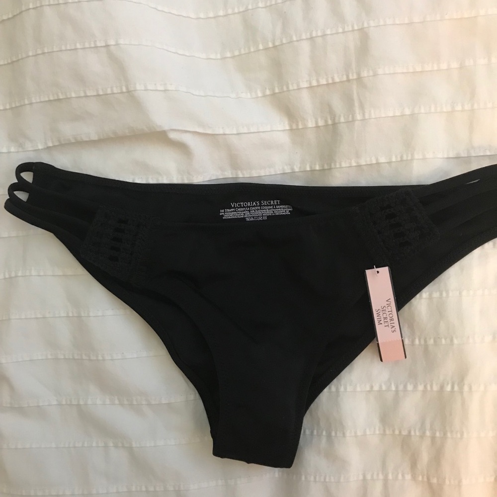 black bikini bottoms